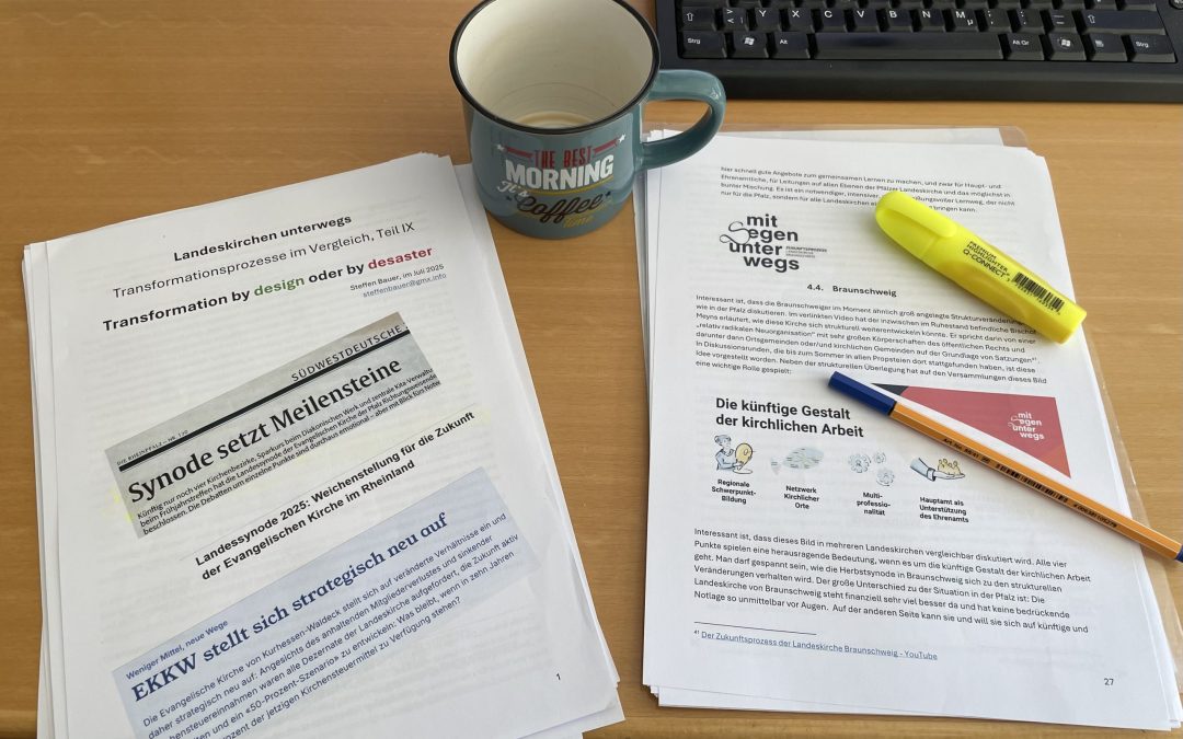 Lesetipp: Fortsetzungsteil „Landeskirchen unterwegs“ vom Juli 2025